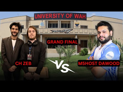 University of Wah | Last Tekken 7 Grand Final | M5Host Dawood (Heihachi) vs Ch Zeb (Bryan) #tekken8