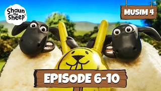Download lagu Domba Shaun Musim 4 Episode 6-10 | Kembali ke Sekolah  🚌🔔 mp3