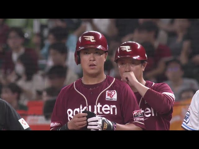 【4回表】貴重な追加点!! イーグルス・渡邊佳明 レフトへのタイムリーヒットを放つ!!  2024年9月12日 埼玉西武ライオンズ 対 東北楽天ゴールデンイーグルス