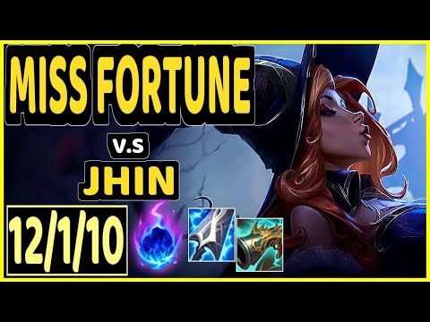 MISS FORTUNE vs JHIN - 12/1/10 KDA BOTTOM ADC GAMEPLAY - EUW Ranked MASTER