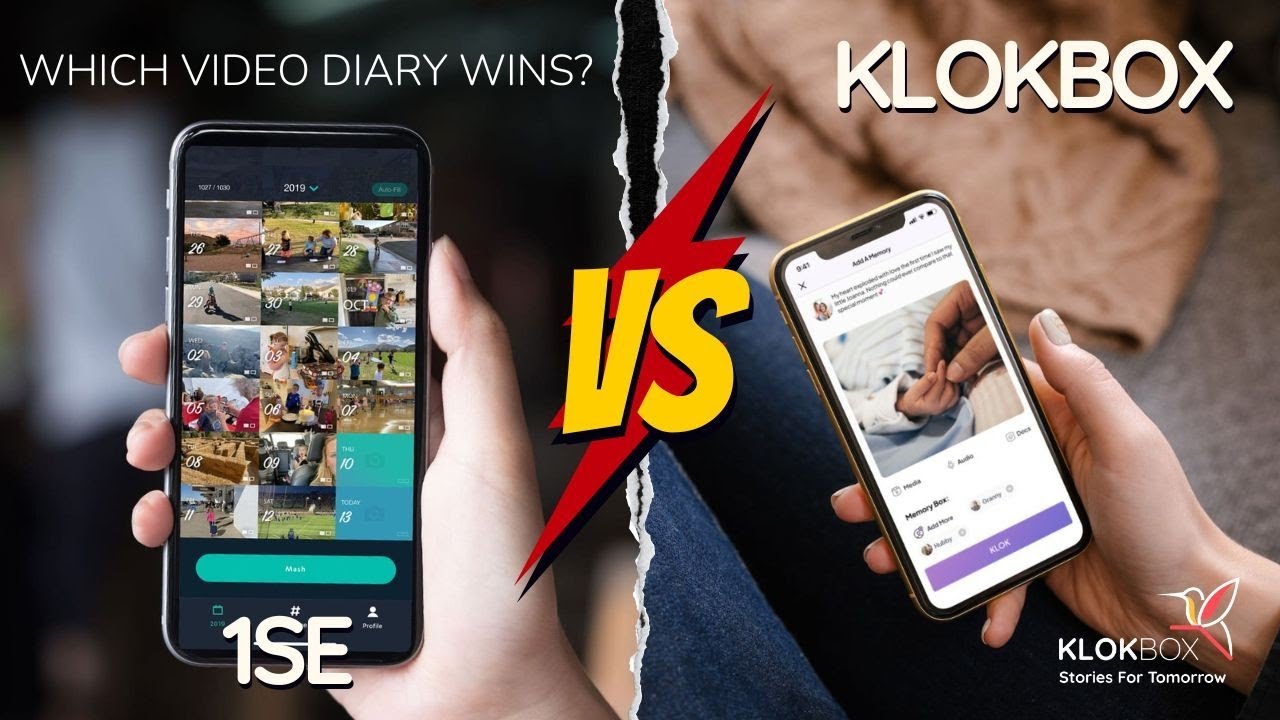 1 Second Everyday vs Klokbox -What's The Ultimate Video Diary App?