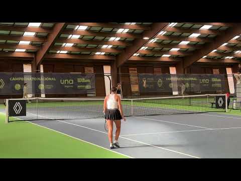 Francisca Jorge d. Matilde Jorge — FINAL Campeonato Nacional Absoluto