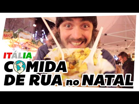 🇮🇹Provando COMIDA de RUA ITALIANA no NATAL *tradicional* 🇮🇹