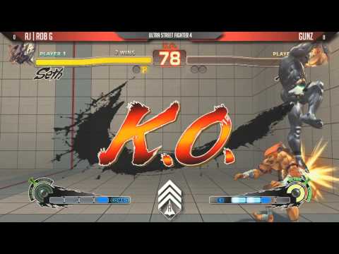 Xanadu Games Monthly 8/23/2014 - USF4 - AJ | Rob G VS.Gunz