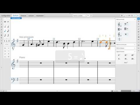 Saisie de note avec le clavier seul (Dorico)