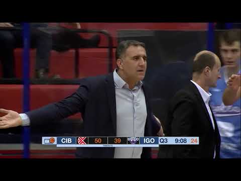 Josip Bilinovac had clear path toward the rim... SLAM! (Cibona - Igokea, 11.2.2018)