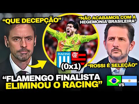 Argentine TV outraged by Racing Pro Flamengo's elimination.