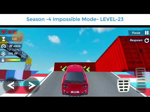 Season-4 Impossible Mode Level-23 |Car Games 3D Stunt Racing Games | Car Stunt Driving |Android Game