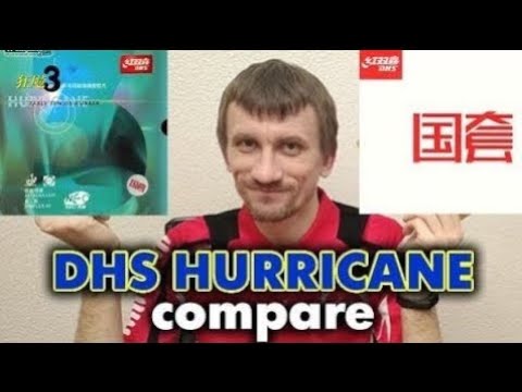 DHS Hurricane 3 NEO National BLUE sponge 40 - compare to H3 NATIONAL Orange 39 - Eng rubber REVIEW