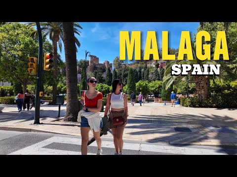 Malaga Spain 🇪🇸 May 2024 Costa Del Sol City Walk 4K