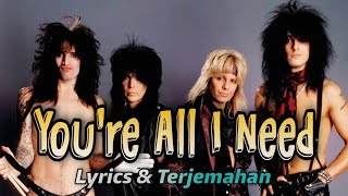 Download lagu Motley Crue - You're All I Need (Lirik & Terjemahan Indonesia) Mötley Crüe mp3 Download lagu Motley Crue - You're All I Need (Lirik & Terjemahan Indonesia) Mötley Crüe mp3