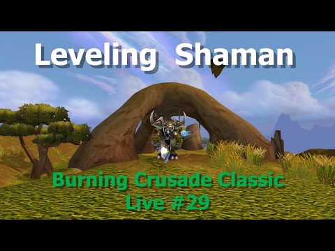 Leveling  Shaman In Nagrand--Burning Crusade Classic  Live #29