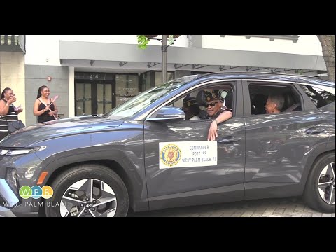 Veterans Day Parade Down Clematis Street in Downtown WPB