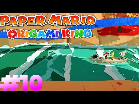 Eddie river !?!? - Paper Mario the Origami King - Gameplay part 10 - Nintendo switch