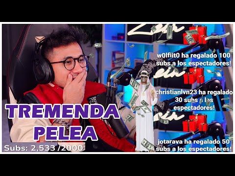 ANDY LLEGA A LOS 2500 SUBS EN DIRECTO (PELEA DE JEQUES ARABES)🤣