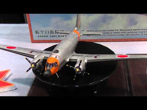 航空自衛隊 C-46ECM（Curtiss C-46 Commando）：全日本模型ホビーショー2014
