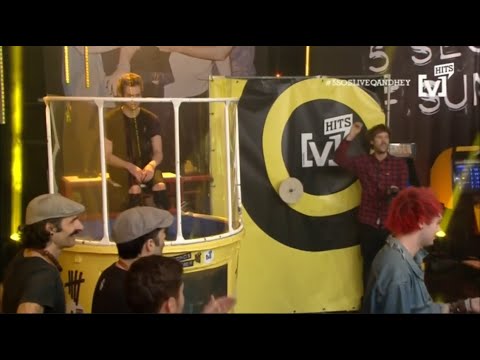 Luke Hemmings from 5SOS Gets Dunked in a Dunk Tank Twice