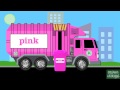 Garbage Trucks Teaching Colors Learning Basic Colours Video For Kids