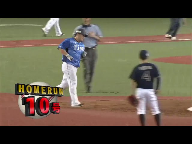 【8回裏】オールスター明け7試合で5本目!! ライオンズ・中村 2ランホームラン!! 2018/7/24 L-Bs