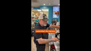 Leadership is like espresso