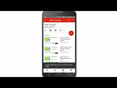 AIDE Tutorial - 48 PopUp Menu