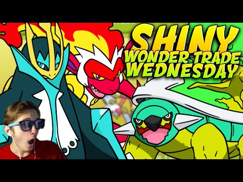Shiny Wonder Trade Wednesday - SHINY SINNOH STARTERS! - EP 1