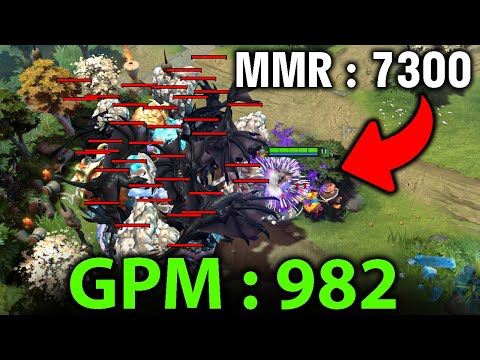 The Highest GPM Techies in the World! How Top 1 Techies Farming? (7300MMR)