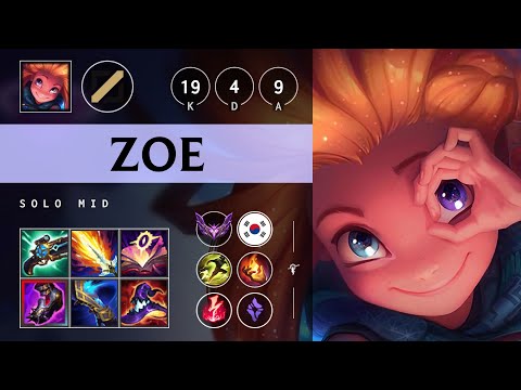 Zoe Mid vs Yone - KR Master Patch 25.13