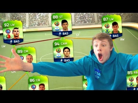 FIFA 14 - BEST WORLD CUP TEAM!!