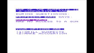 Sleuth for the Commodore VIC-20 / Commodore VC-20