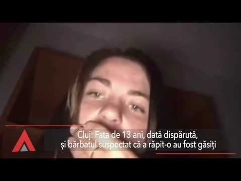 Stiri Mediafax 22 Octombrie - Fata dispărută și bărbatul suspectat că a răpit-o au fost găsiți