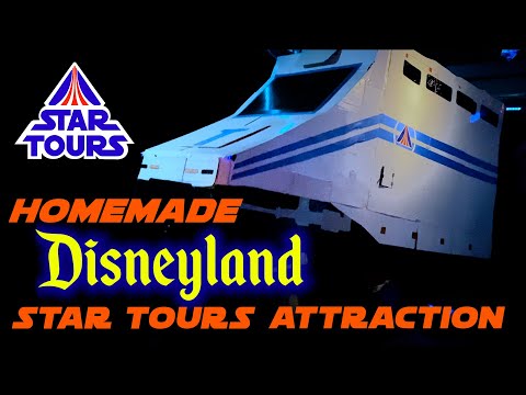 Homemade Disneyland Star Tours Attraction (Full Ride Experience)