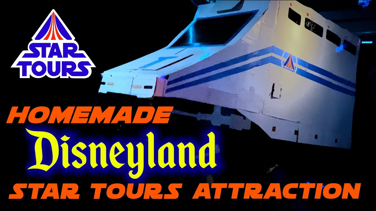 Homemade Disneyland Star Tours Attraction (Full Ride Experience) - YouTube