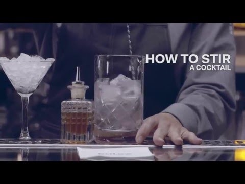 How to Stir a Cocktail - Bols Bartending Academy