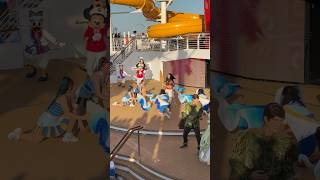 Princess Welcoming - Let’s Set Sail Deck Party - Disney Treasure, Disney Cruise Linr