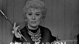 What&#39;s My Line? - Greer Garson; Orson Welles [panel] (Apr 6, 1958) [UPGRADE!]