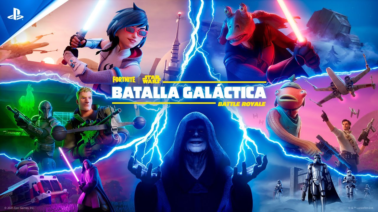 Juega a la temporada Batalla Galáctica de Star Wars en Battle Royale de Fortnite a partir del 2 de mayo