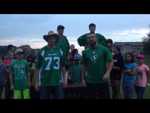 David Lee #91 Saskatchewan Roughriders ALS Ice Bucket Challenge