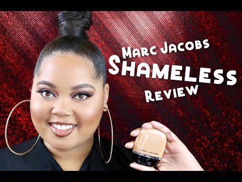 Marc Jacobs Shameless Youthful Look 24H Foundation Review + Wear Test Video