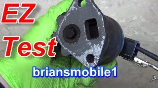 P0401 Electronic EGR Valve Test Replace Tips Tricks How to HD