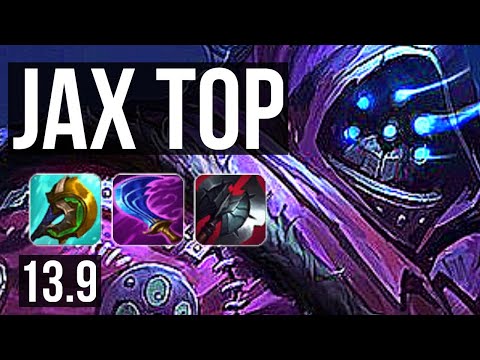 JAX vs KENNEN (TOP) | 2.4M mastery, 6 solo kills, 700+ games | KR Master | 13.9
