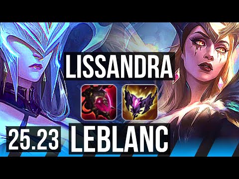 LISSANDRA vs LEBLANC (MID) | KR Master | 25.23