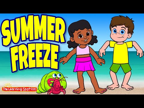 Summer Songs For Kids ♫ Summer Freeze ♫ Kids Dance Songs ♫ Brain Breaks by The Learning Station