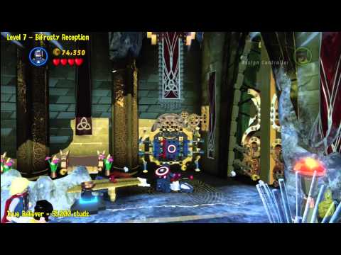 Lego Marvel Super Heroes: Level 7 Bifrost Reception - Story Walkthrough - HTG