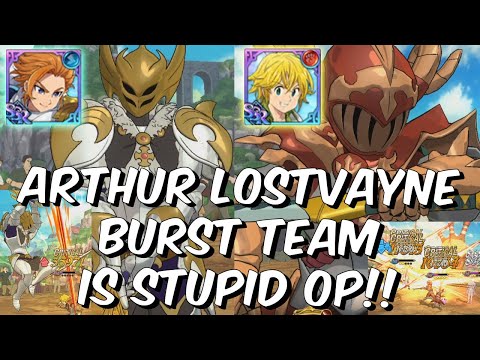 Blue Arthur Lostvayne Meliodas Team is STUPID OP this week in PVP! - Seven Deadly Sins: Grand Cross