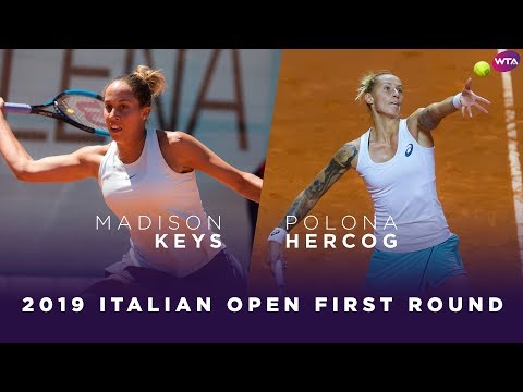 Madison Keys vs. Polona Hercog | 2019 Italian Open First Round | WTA Highlights