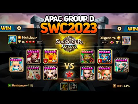 DILIGENT vs NICKCLAS (BO3). SWC2023 APAC Preliminary Group D Day 1 - Summoners War