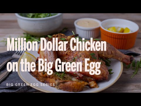 Million Dollar Chicken on the Big Green Egg