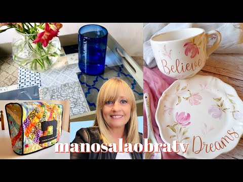 ManosalaObraTv 2021 Programa 15  Pintar Vidrio  - Pintura sobre porcelana - Coser a Máquina