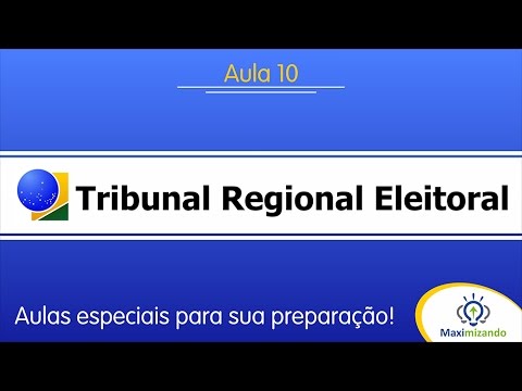 Resolução TSE 21.538/03 e suas alterações - Concurso TRE - Aula 10